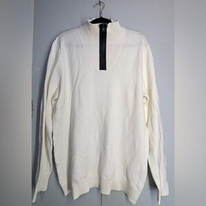 Alfani V-Neck Sweater in Cream